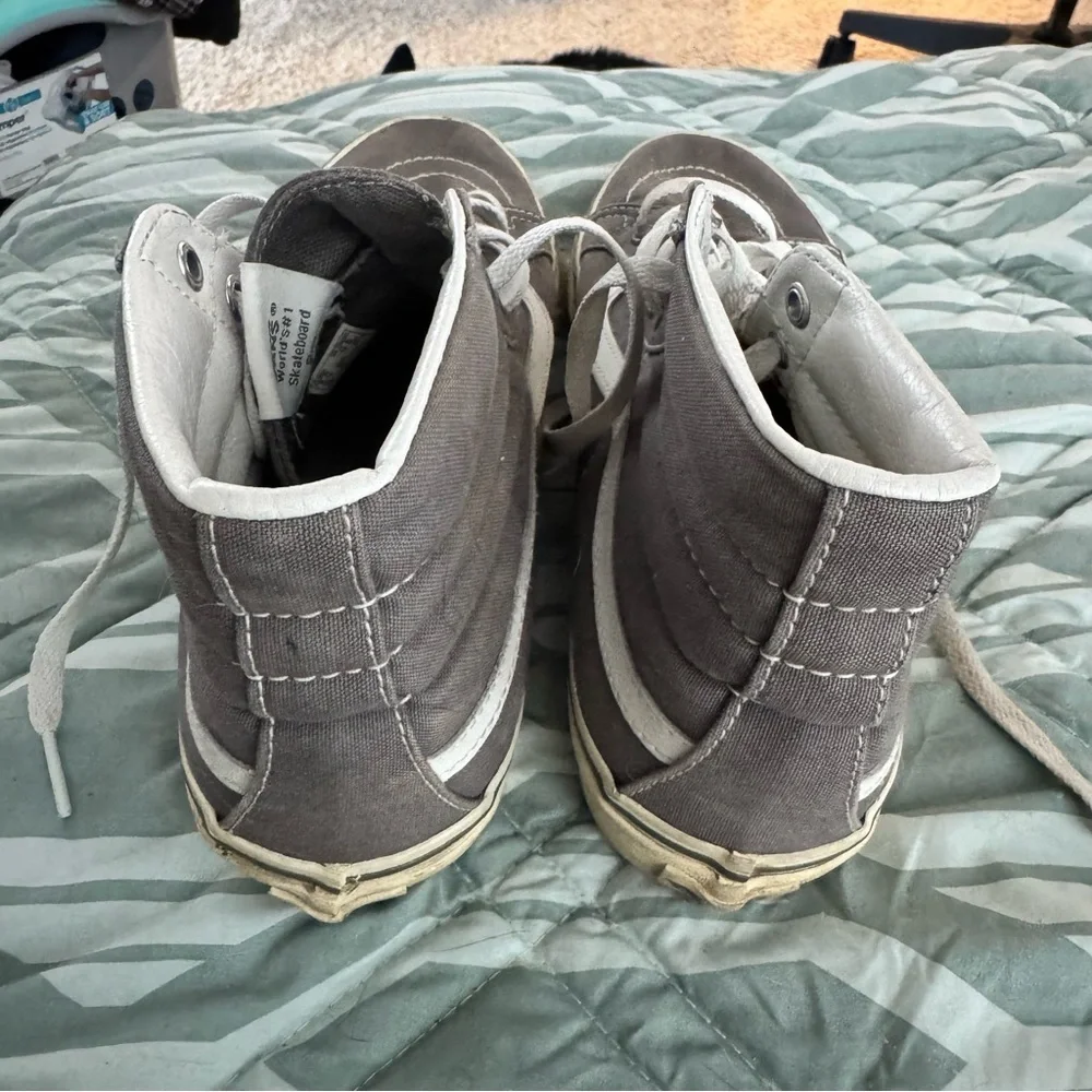 Gray High Top Vans Women’s size 9.5